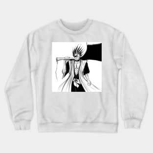 crazy shinigami art ecopop Crewneck Sweatshirt